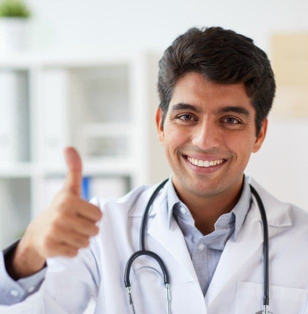 Doctor Showing Thumbs Up